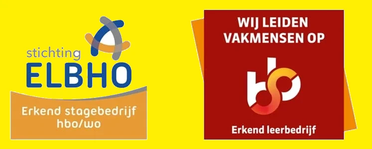 ELBHO erkend stagebedrijf hbo/wo & SBB erkend leerbedrijf