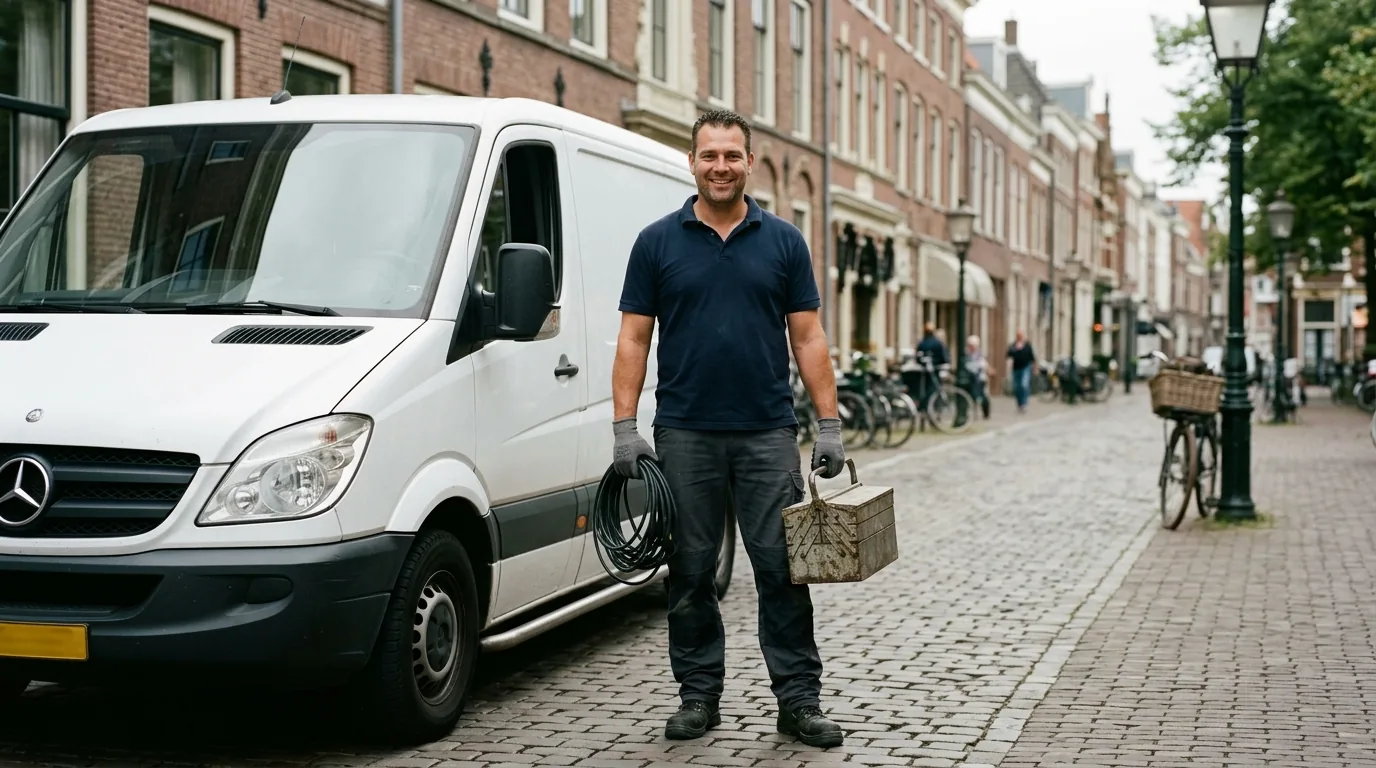 Elektricien Groningen aan het werk