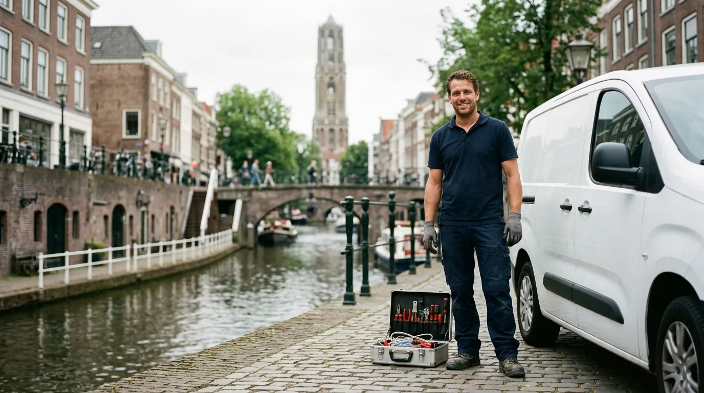Elektricien Utrecht aan het werk