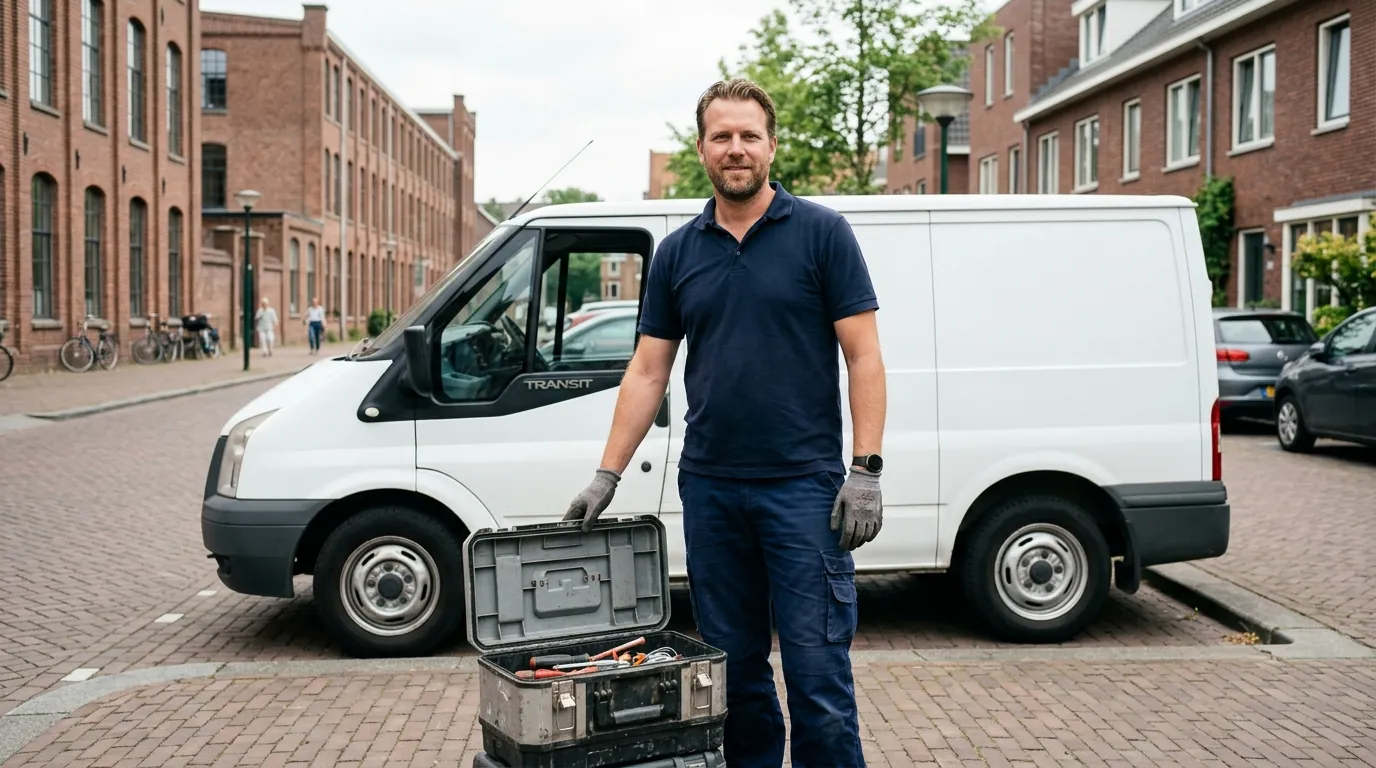 Elektricien Enschede aan het werk