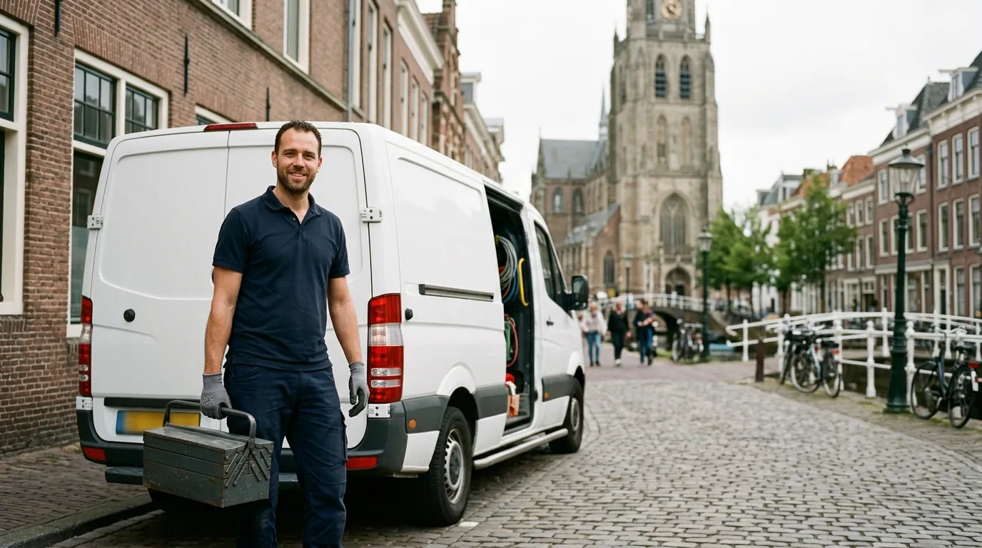 Elektricien Haarlem aan het werk