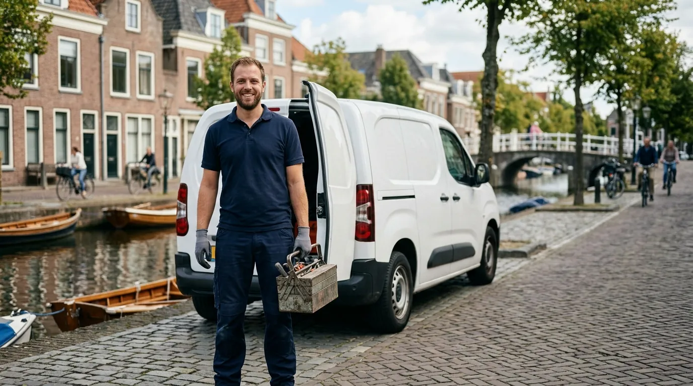 Elektricien Leiden aan het werk