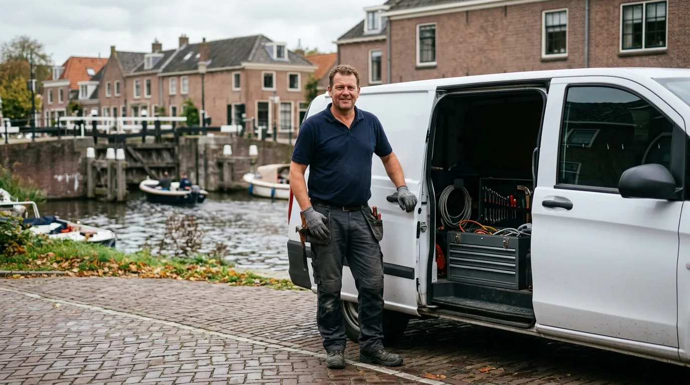 Elektricien Leidschendam aan het werk