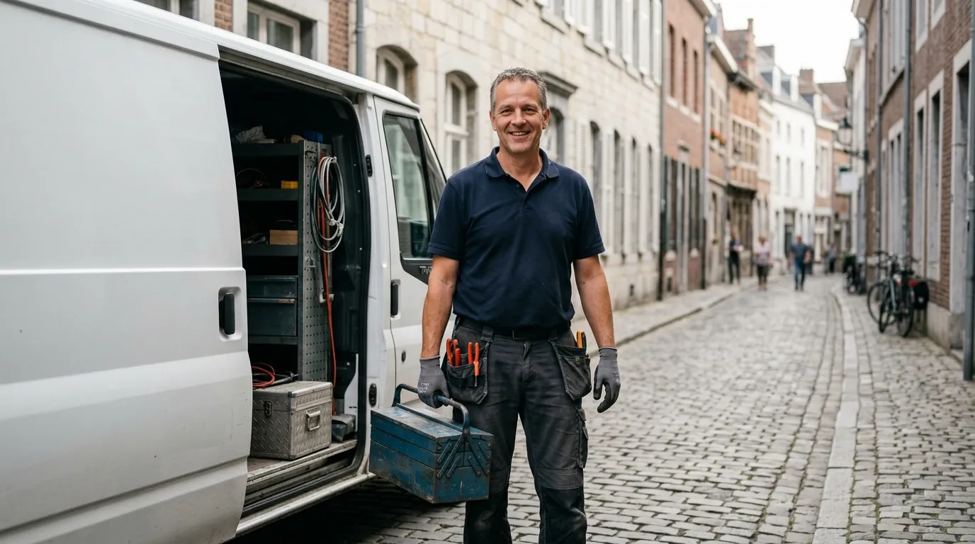 Elektricien Maastricht aan het werk